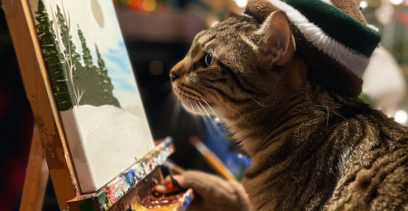 thechicknorris_editorial_photo_of_a_cat_taking_a_christmas_them_0efc0c47-716a-4903-a229-466c5bde43ef