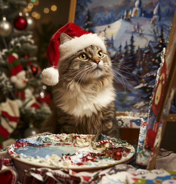 Whisker Wonderland: Holiday Paw Painting Party